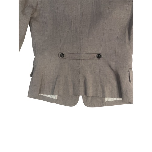 H&M Beige Women's Blazer Size S long Sleeves, Button Closure, Pockets - Picture 14 of 14